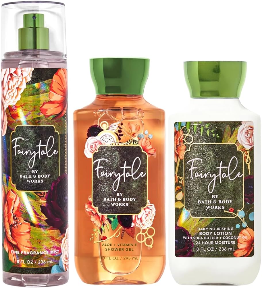 Fairytale Fragrance Mist & Shower Gel & Body Lotion - Full Size Set