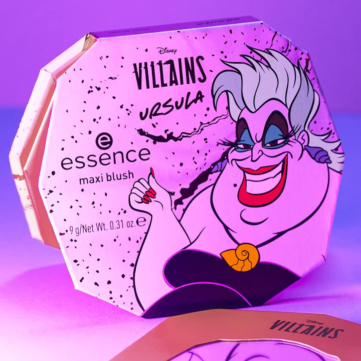Essence Disney Villains - Úrsula Maxi Powder Blush No. 02 Leaving U speechless | ايسنس أحمر خدود أورسولا ماكسي باودر رقم 02