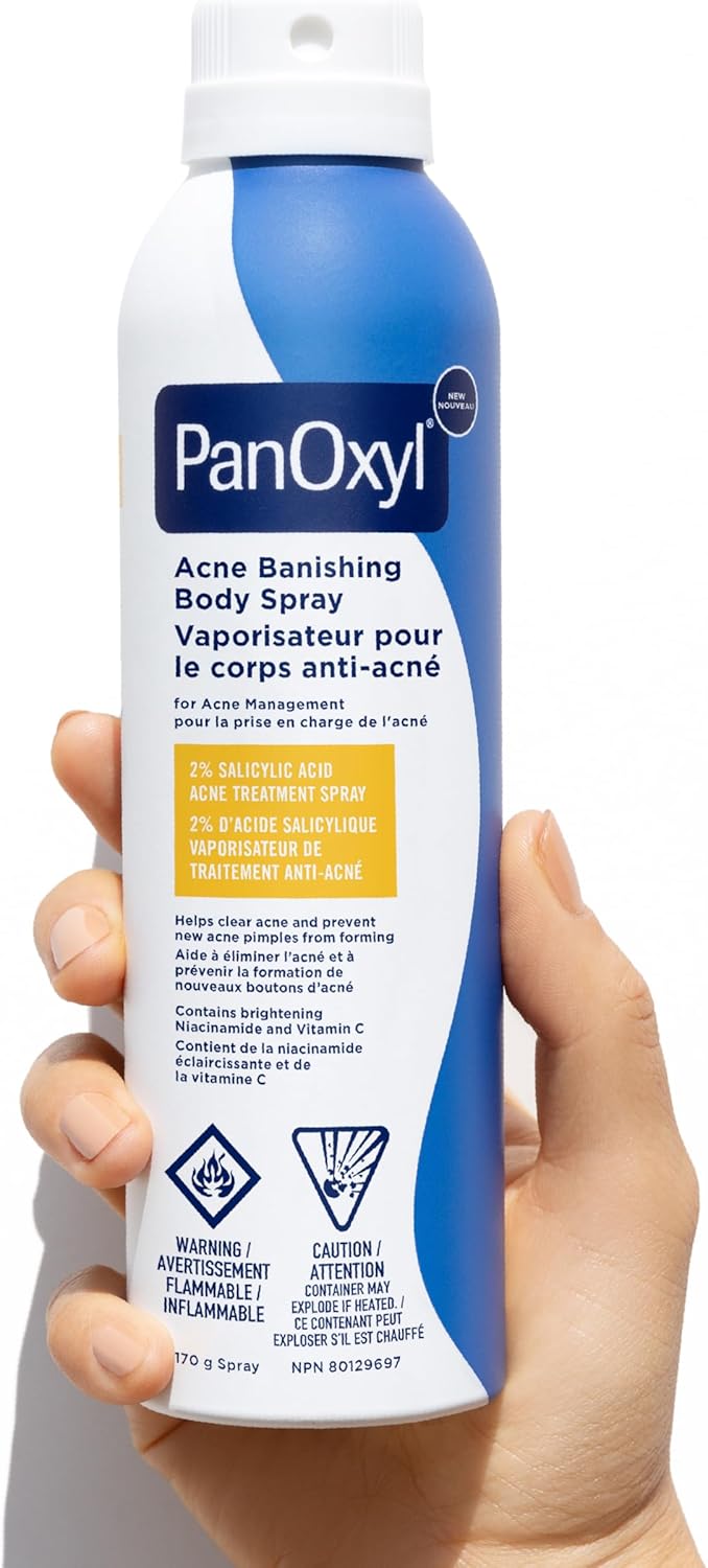 PanOxyl Acne Banishing Body Spray - 170g | بانوكسيل بخاخ الجسم لمعالجة حب الشباب - 170 غرام