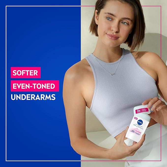 NIVEA Deodorant Stick Natural Radiance Women - 50ml | مزيل عرق نيفيا ستيك ناتشورال راديانس للنساء – 50 مل