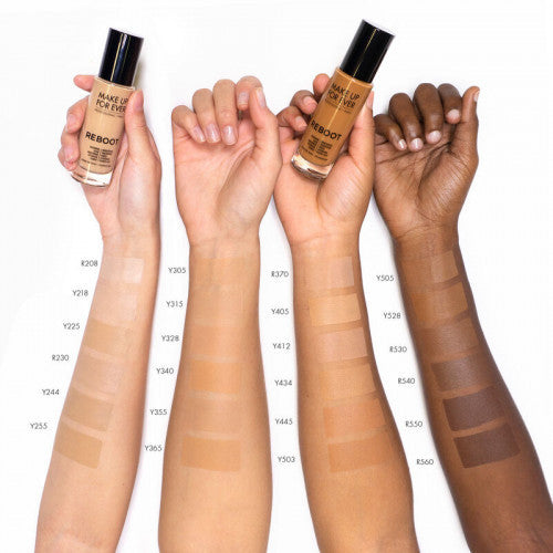 Make Up For Ever Ladies Reboot Active Care In Foundation - 30ml | ميك اب فور ايفر كريم أساس - 30 مل