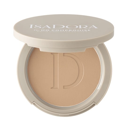 Isadora The No Compromise Matte Longwear Powder - 8g | ايزادورا بودرة مضغوطة بلمسة مطفية و تغطية عالية - 8 غرام