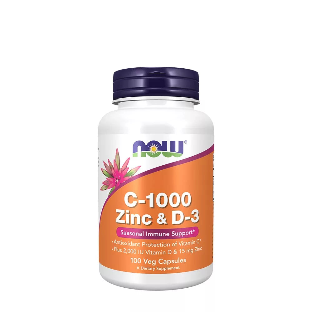 C-1000 Zinc & D-3 - 100veg Capsules