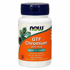 GTF Chromium 200mcg - 100tabls