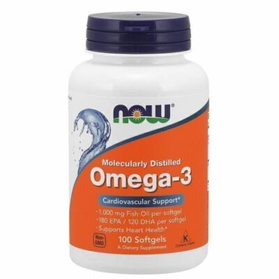 now Omega-3 Fish Oil - 100softgels | ناو مكمل غذائي بالأوميغا 3 وزيت السمك - 100 كبسولة جيلاتينية طرية