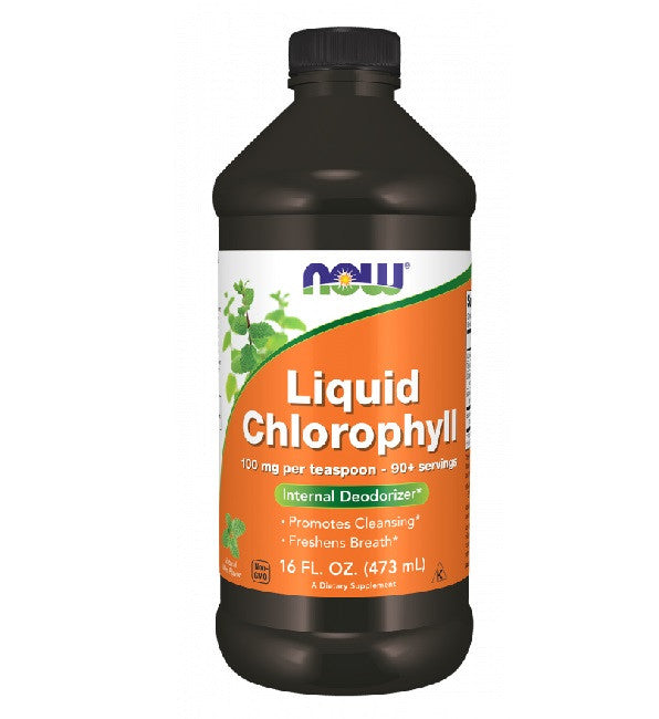 now Liquid Chlorophyll - 473ml | ناو مكمل غذائي سائل الكلوروفيل - 473 مل