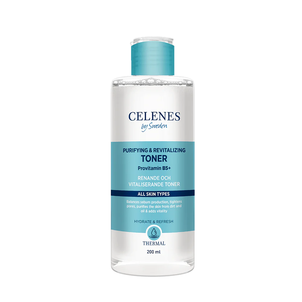 Celenes by Sweden Purifying & Revitalizing Toner Provitamin B5+ - 200ml | سيلينس تونر منقي بالبروفيتامين ب5 - 200 مل
