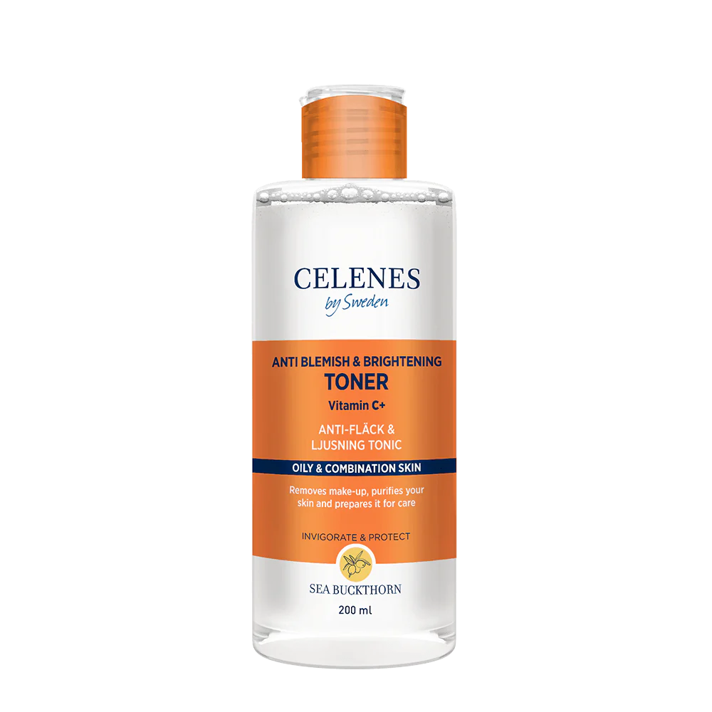 Celenes by Sweden Anti Blemish & Brightening Toner Vitamin C+ - 200ml | سيلينس تونر فيتامين سي مفتح و مضاد للبقع - 200 مل