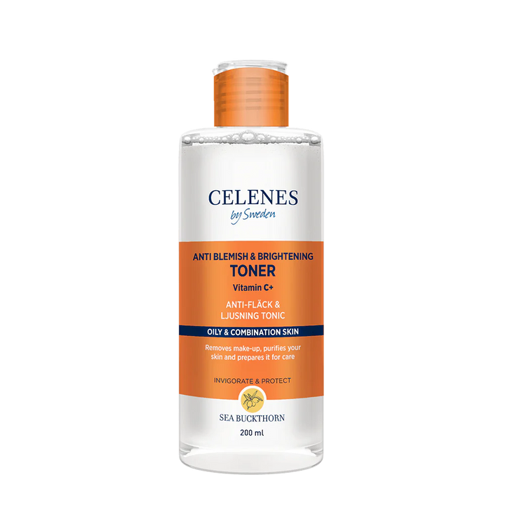 Celenes by Sweden Anti Blemish & Brightening Toner Vitamin C+ - 200ml | سيلينس تونر فيتامين سي مفتح و مضاد للبقع - 200 مل
