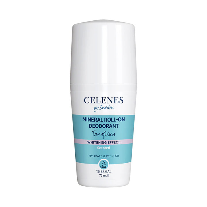Celenes by Sweden Mineral Roll-On Tannforsen Whitening Effect - 75ml | سيلينس مزيل تعرق رول اون معدني و مفتح - 75 مل