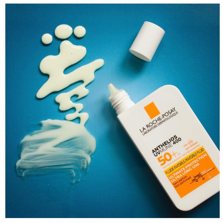 La Roche-Posay Anthelios UVMune 400 Fluid Fragrance Free SPF50+ - 50ml |لاروش بوزيه واقي شمسي سائل بعامل حماية 50 - 50 مل
