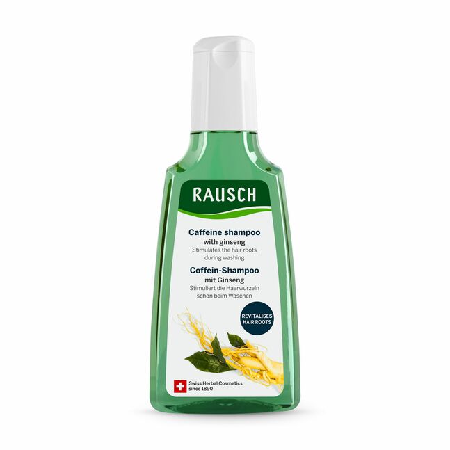 RAUSCH Caffeine Shampoo with Ginseng - 200ml | راوش شامبو بالكافيين و الجنسنغ ضد القشرة - 200 مل