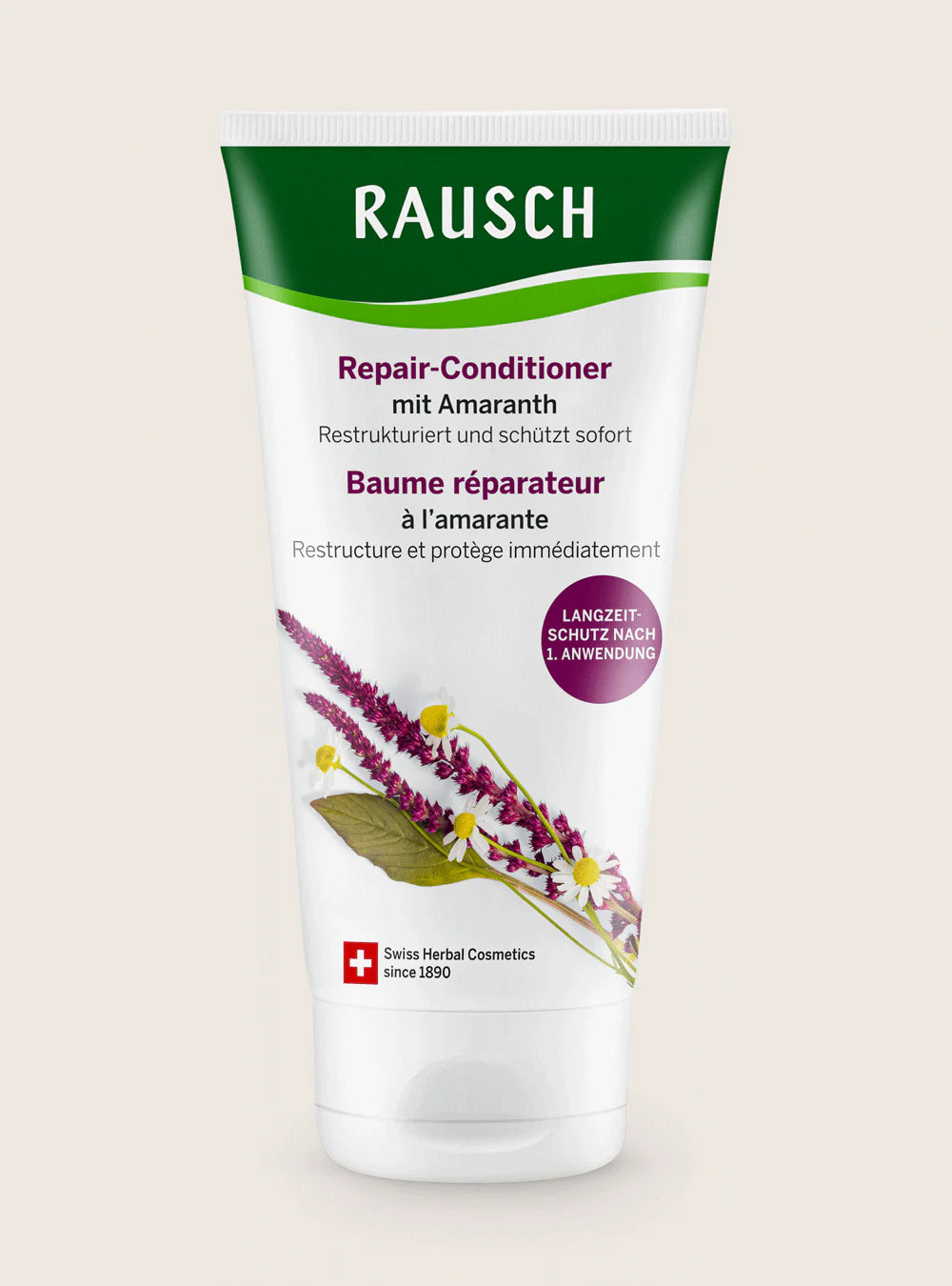 RAUSCH Balsamo Riparatore all'Amaranto per Capelli Sciupati - 150ml | راوش بلسم مغذي للشعر الجاف و التالف - 150 مل