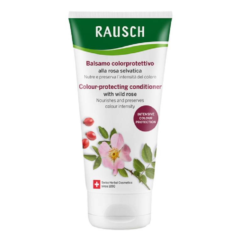 RAUSCH Colour-protecting conditioner with wild rose - 150ml | راوش بلسم للحفاظ على لون الشعر المصبوغ بالورد - 150 مل