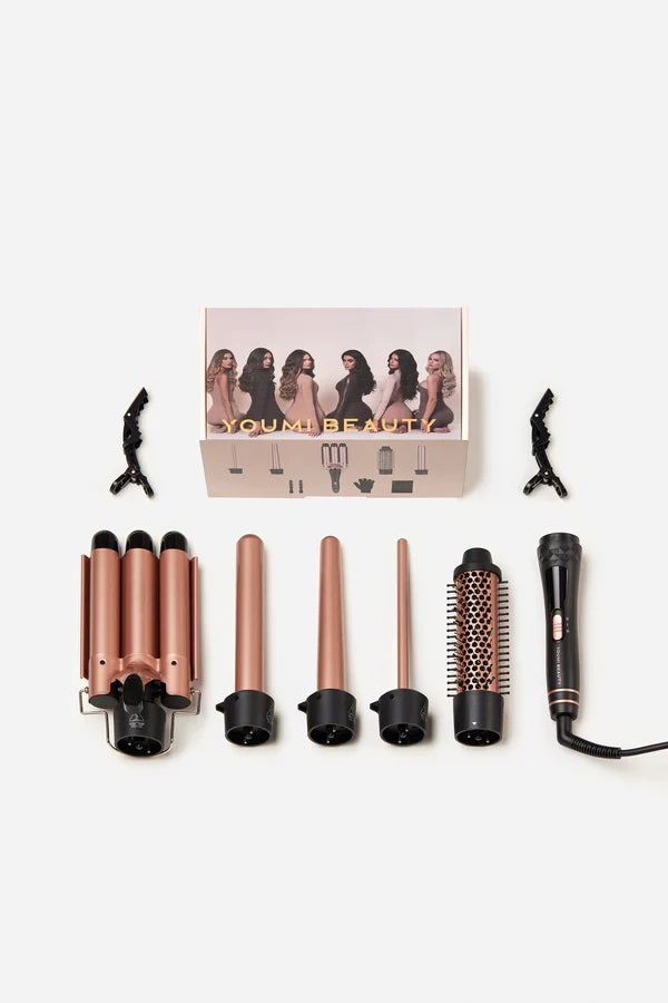 YOUMI BEAUTY Hair Curler - 9pcs | يومي بيوتي مجفف وتمويج الشعر الاحترافي - 9 قطع