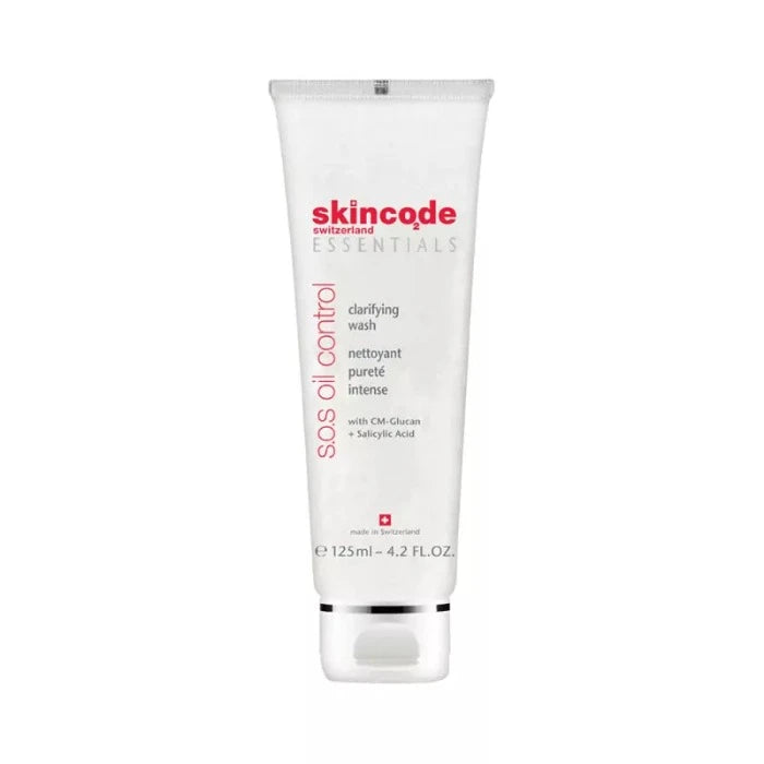 Skincode Essentials SOS Oil Control Clarifying Wash - 125ml | سكين كود غسول لتنظيم افراز الزيوت - 125 مل