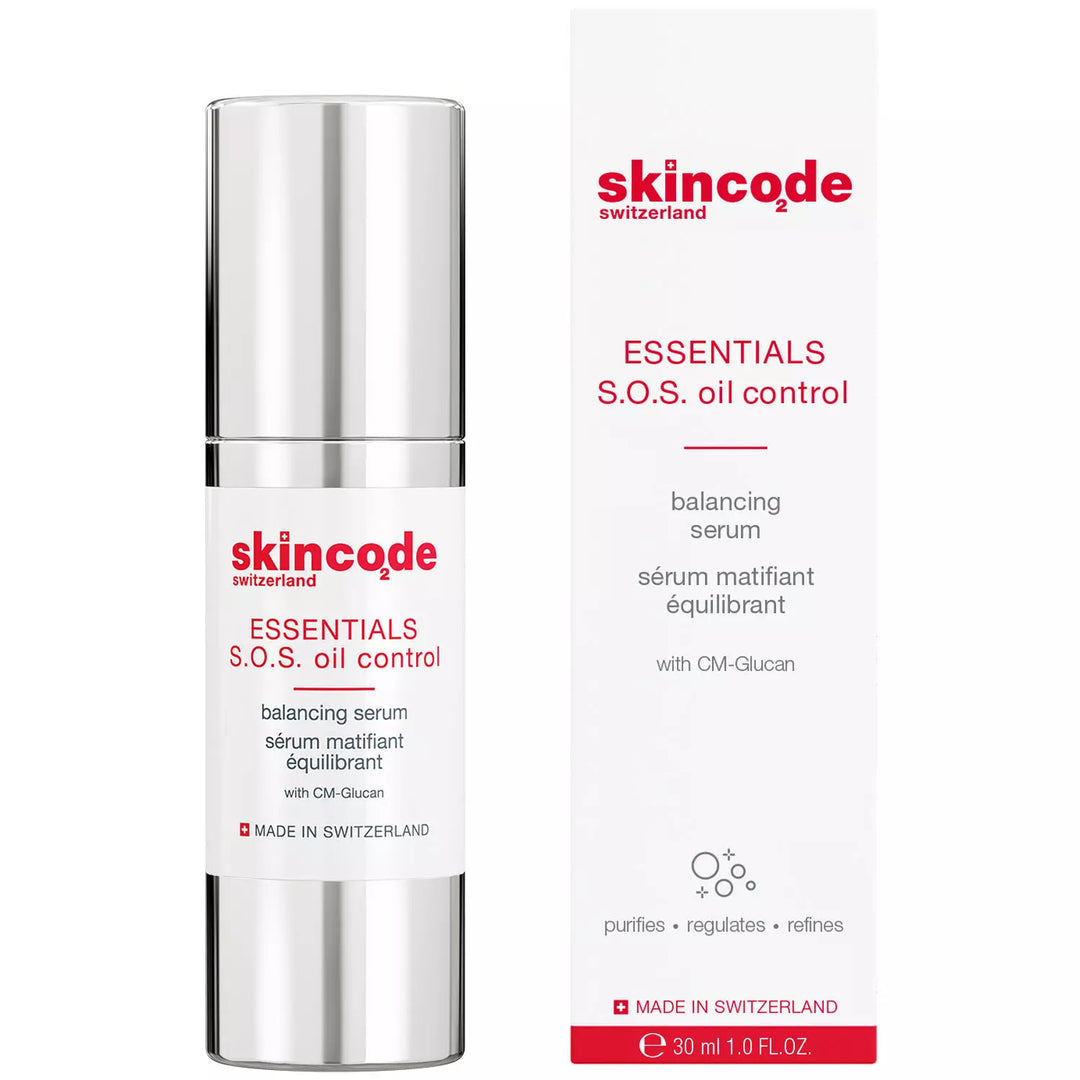 Skincode Essentials S.0.S Oil Control Balancing Serum - 30ml | سكين كود سيروم للتحكم بإنتاج الزيوت - 30 مل