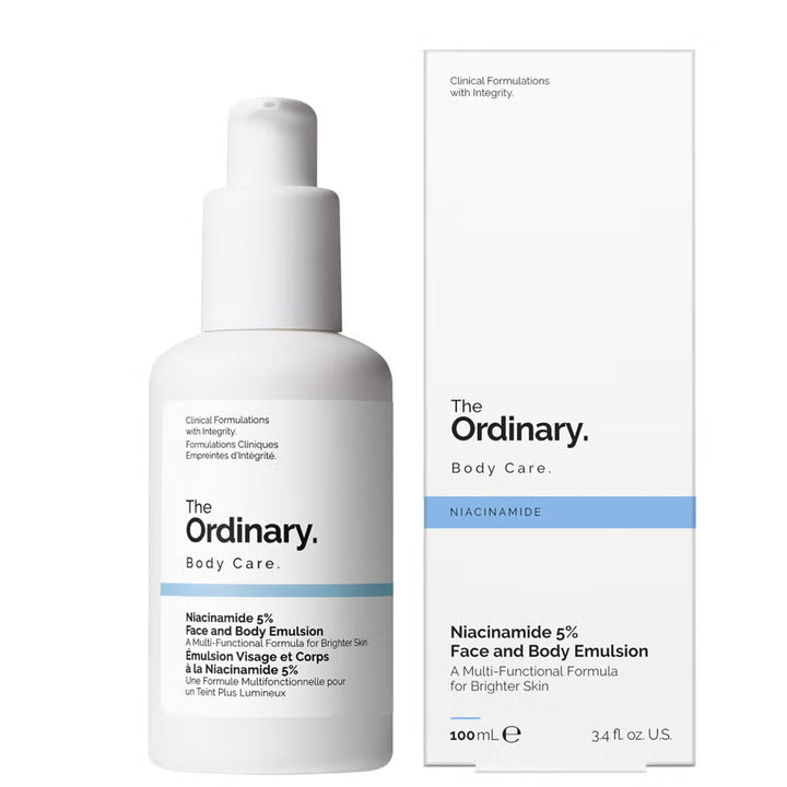The Ordinary Niacinamide 5% Face and Body Emulsion - 100ml| ذا أورديناري مستحلب النياسيناميد للوجه والجسم 5%  -100مل
