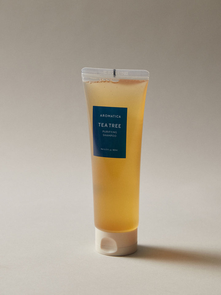 AROMATICA Tea Tree Purifying Shampoo - 180ml | اروماتيكا شامبو منقي بشجرة الشاي - 180 مل