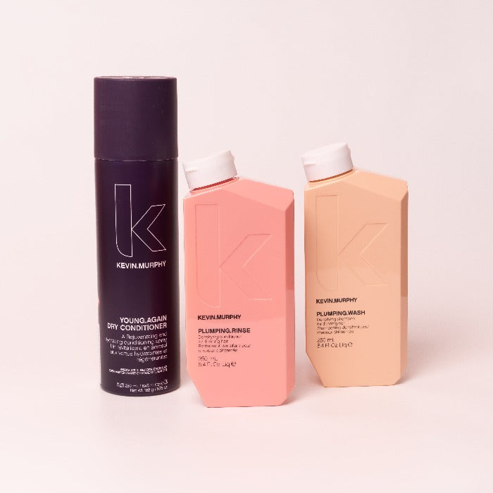 KEVIN.MURPHY Condition And Plump Kit - 3pcs | كيفن ميرفي مجموعة الترطيب و التكثيف للشعر - 3 قطع