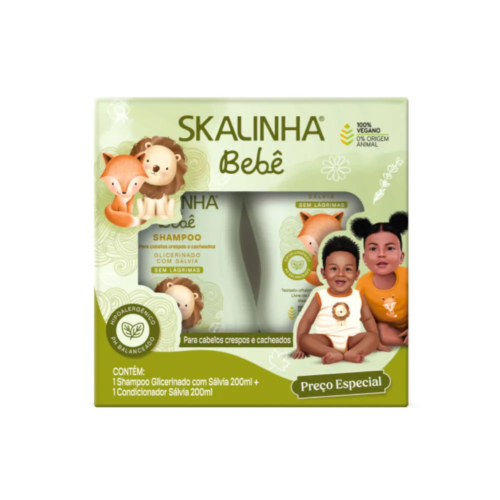 Skala Baby Kit Shampoo + Conditioner - 200x200ml | سكالا شامبو + بلسم للأطفال - 200x200 مل