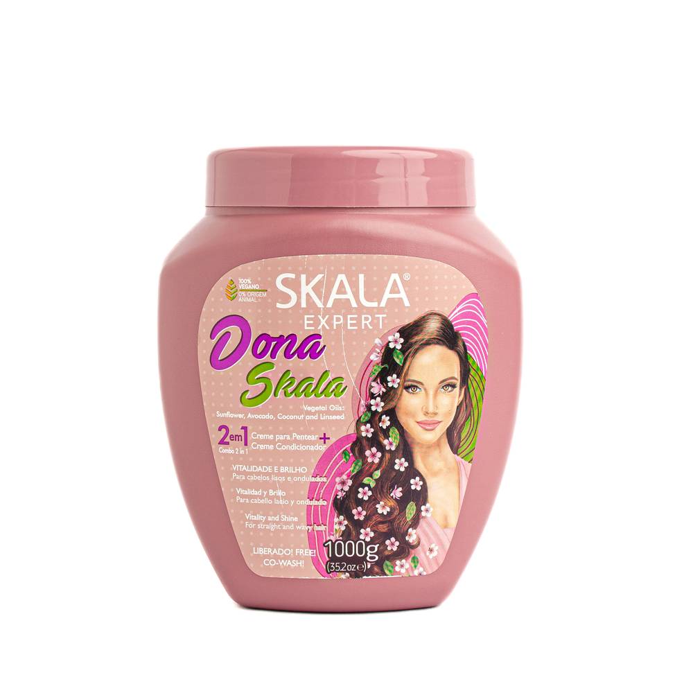 Skala Dona 2 in 1 Creme  - 1000g | سكالا  كريم للشعر المموج 2 في 1 كريم - 1000 غرام