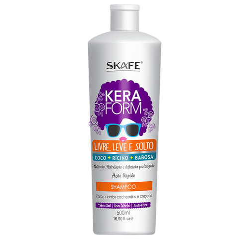 SKAFE Kera Form Shampoo Free Light And Loose - 500ml | سكاف شامبو لشعر ناعم و خفيف - 500 مل