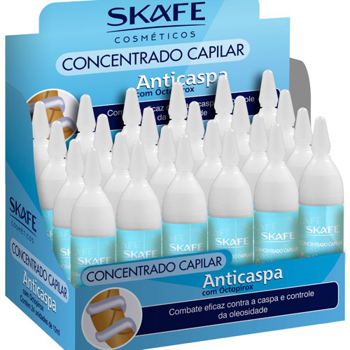 SKAFE Concentrado Capilar Anticaspa (24 x 10Ml) | سكاف أمبولات علاج القشرة  - 24*10 مل