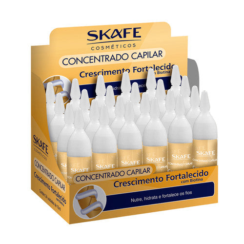 SKAFE Concentrado Capilar Crescimento Fortalecido (24 x 10Ml) | سكاف امبولات النمو والتساقط - 24*10 مل