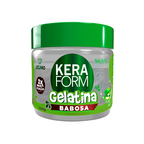 SKAFE Kera form  Gelatina Babosa  Aloe Vera - 500g| سكافي جيل للشعر غني بخلاصة الألوفيرا (الصبّار) -500غرام