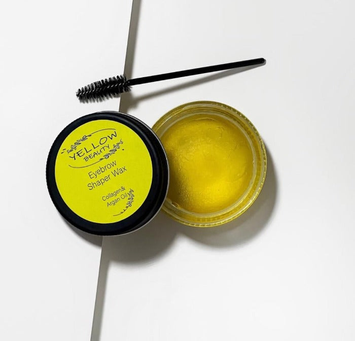 YELLOW BEAUTY Eye Brow Shaper Wax - 50ml | يلو بيوتي واكس تصفيف الحواجب - 50 مل