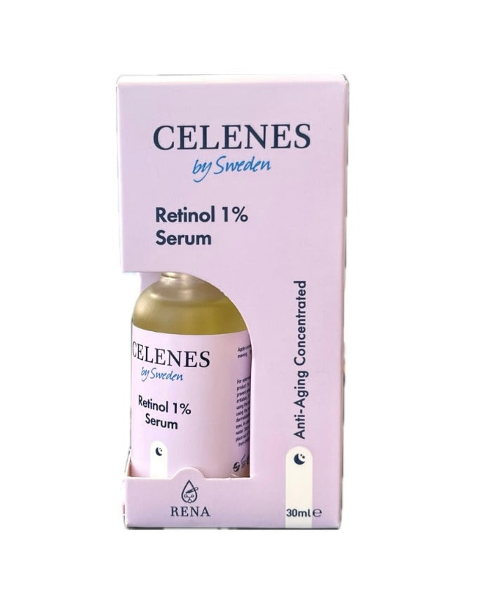 Celenes by Sweden Retinol 1% Serum - 30ml | سيلينس سيروم ريتينول 1% - 30 مل