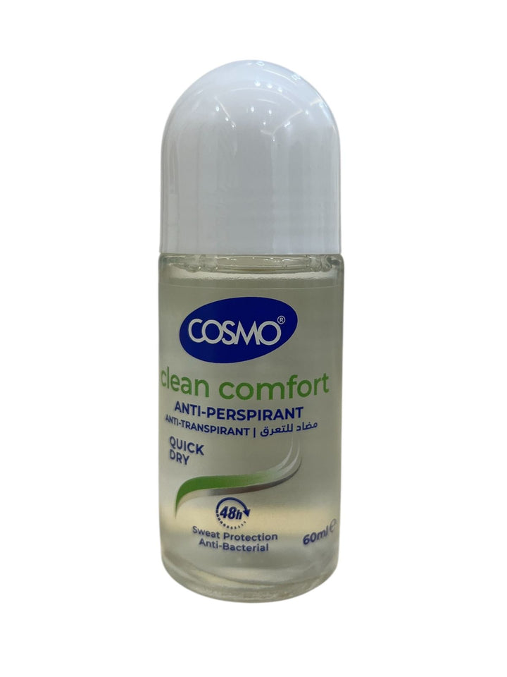 COSMO Quick Dry Anti-Perspirant Anti-Transpirant 48h - 60ml | كوزمو مزيل تعرق رول اون 48 ساعة سريع الجفاف - 60 مل