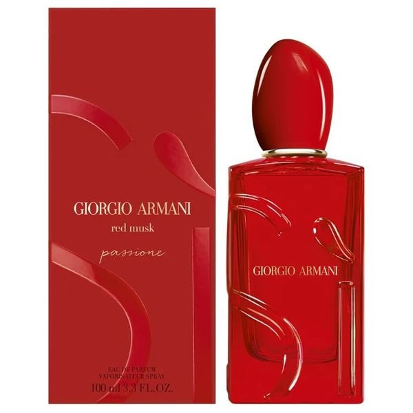 ARMANI PERFUME SI PASSIONE RED MUSK 100ML | عطر جورجيو ارماني  سي باشن رد مسك للنساء 100 مل