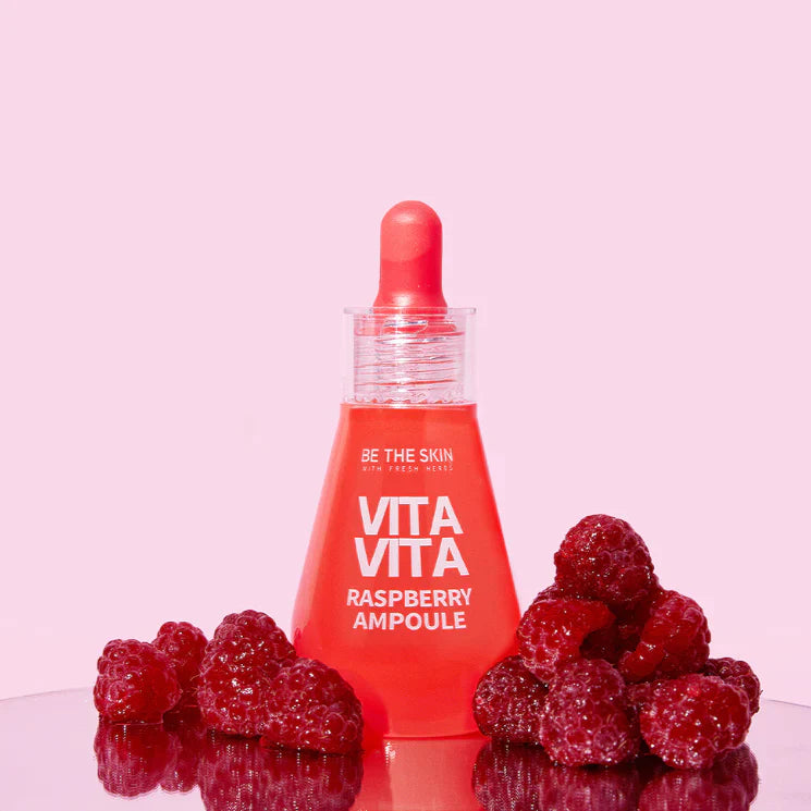BE THE SKIN VITAVITA Raspberry Ampoule - 30ml | بي ذا سكين سيروم التوت الأحمر - 30 مل
