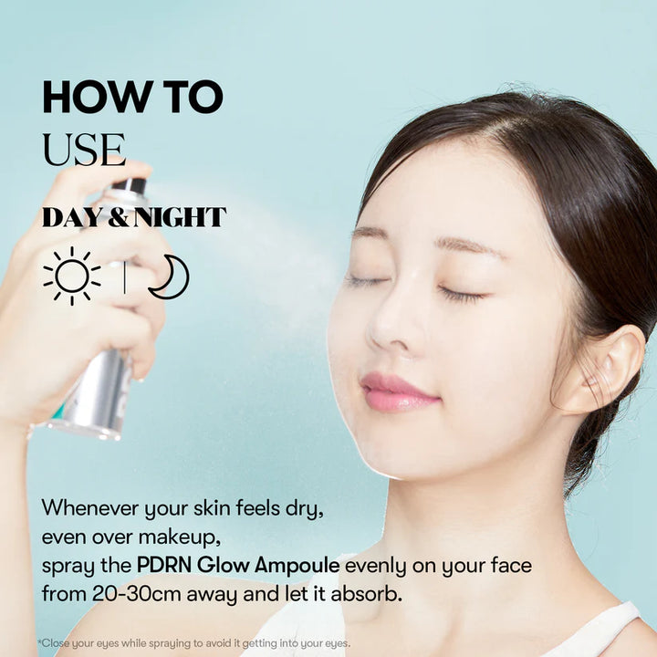 VT COSMETICS PDRN Glow Ampoule - 100ml | في تي كوزمتيكس أمبول توهج بي دي آر إن - 100 مل