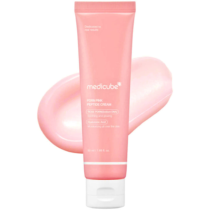 Medicube PDRN PINK HYALURONIC MOISTURIZING CREAM - 50ML | ميدي كيوب كريم مرطب بالهيالورونيك اسيد - ٥٠ مل
