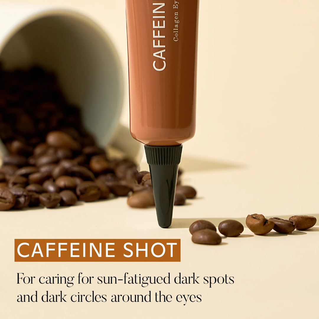 SHAISHAISHAI Caffeine Shot Collagen Eye Cream - 30g | شايشايشاي كريم تحت العين بالكافيين والكولاجين - 30 غ