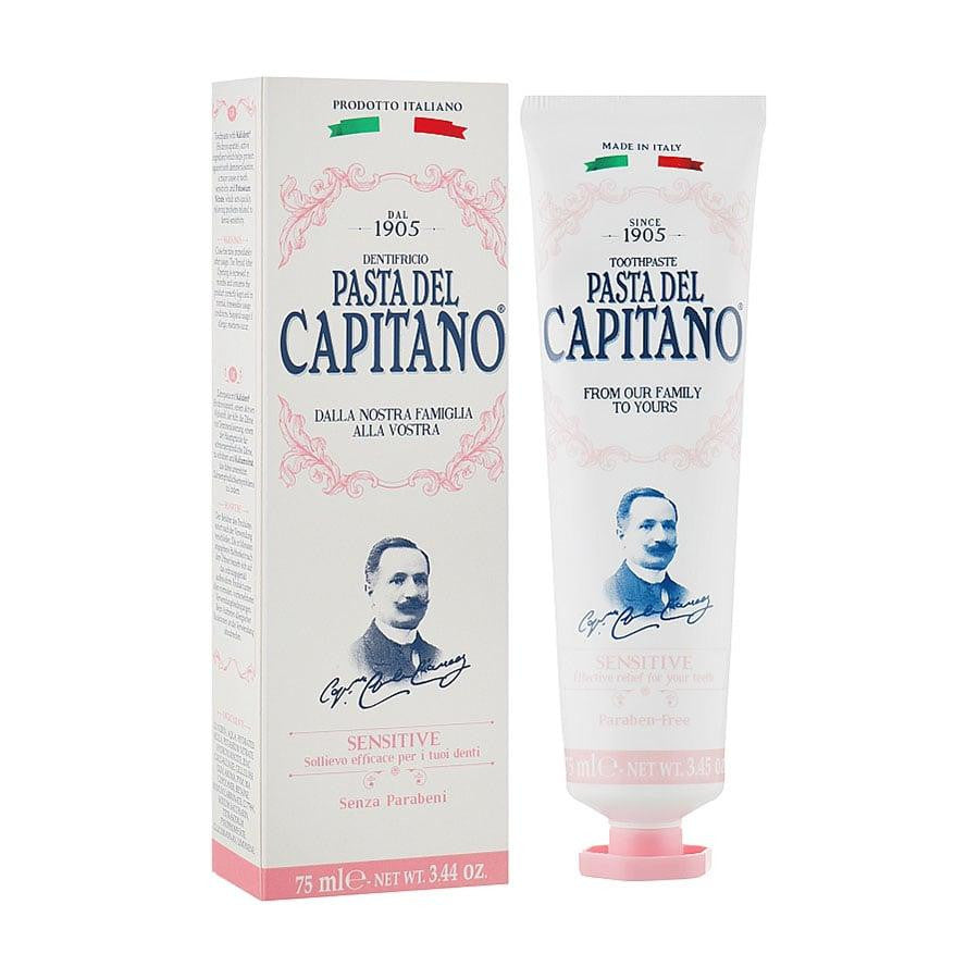 CAPITANO Sensitive Toothpaste - 75ml | كابيتانو معجون أسنان للأسنان الحساسة - 75 مل