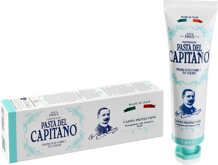 CAPITANO Protezione Carie Toothpaste - 75ml | كابيتانو معجون أسنان - 75 مل