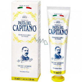 CAPITANO Sicily Lemon Toothpaste - 75ml | كابيتانو معجون أسنان بالليمون - 75 مل