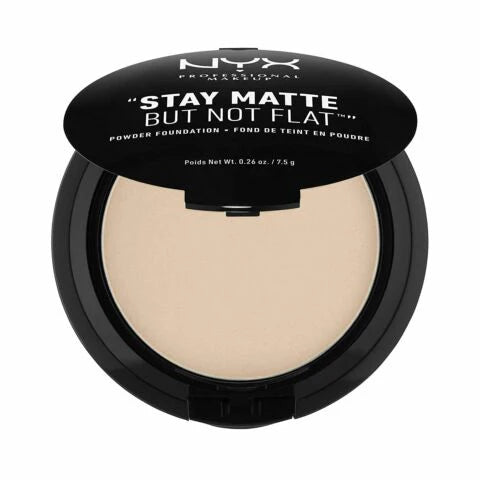 NYX Stay Matte But Not Flat - 7.5g | ان واي اكس كريم أساس بودرة بلمسة مطفية بدون بهتان - 7.5 غرام