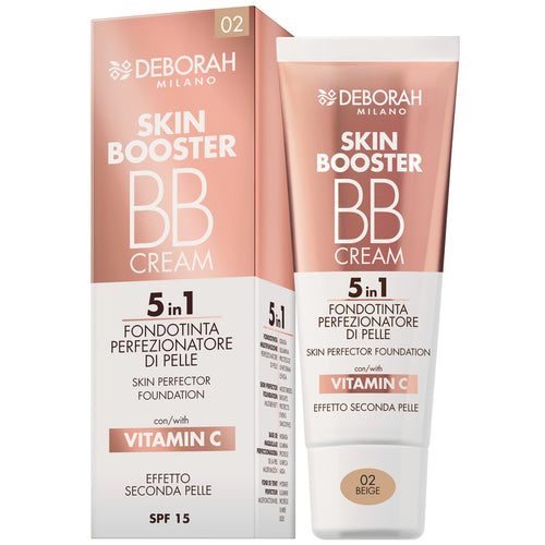 DEBORAH Skin Booster 5-in-1 BB Cream SPF 15 - 30ml | ديبورا بي بي كريم 5 ب 1 مع عامل حماية من الشمس spf15 - 30 مل