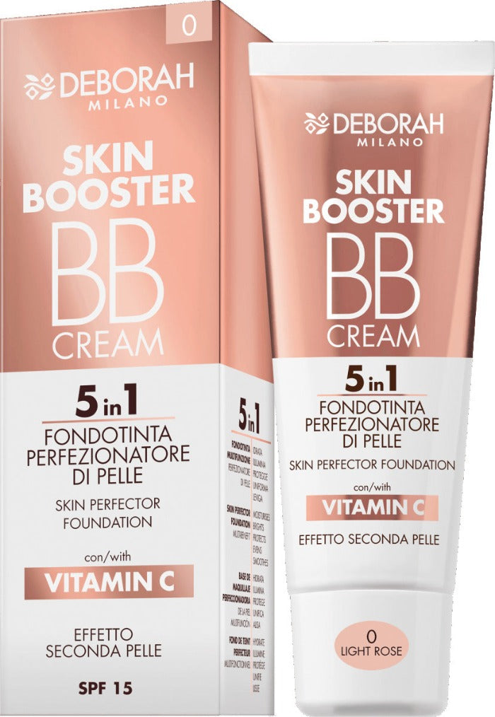 DEBORAH Skin Booster 5-in-1 BB Cream SPF 15 - 30ml | ديبورا بي بي كريم 5 ب 1 مع عامل حماية من الشمس spf15 - 30 مل