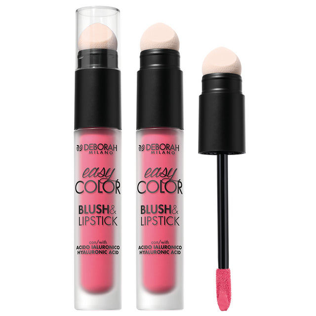 DEBORAH Easy Color Blush & Lipstick | ديبورا أحمر شفاه و بلاش في منتج واحد
