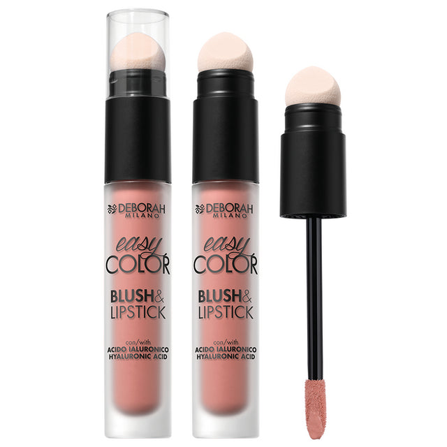 DEBORAH Easy Color Blush & Lipstick | ديبورا أحمر شفاه و بلاش في منتج واحد