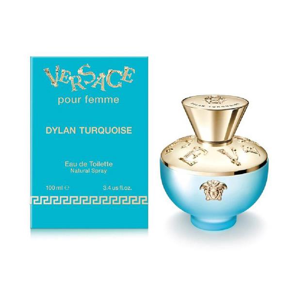 VERSACE Dylan Turquoise Edt - 100ml | فيرساتشي عطر ديلان تركواز او دي تواليت للنساء - 100 مل