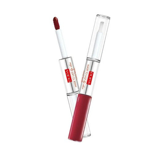 Pupa Made To Last Lip Duo - 4mlx2 | بوبا أحمر شفاه ثنائي - 4 مل