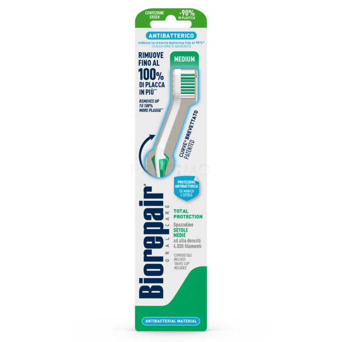 Biorepair Antibacterial Toothbrush Medium | بايوريبير معجون أسنان بحجم وسط