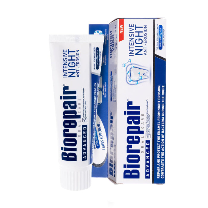 Biorepair Intensive Night Anti-Erosion - 75ml | بايوريبير معجون أسنان لاصلاح مينا الأسنان - 75 مل